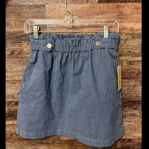 COPPER KEY NWT- mini skirt with double buttons